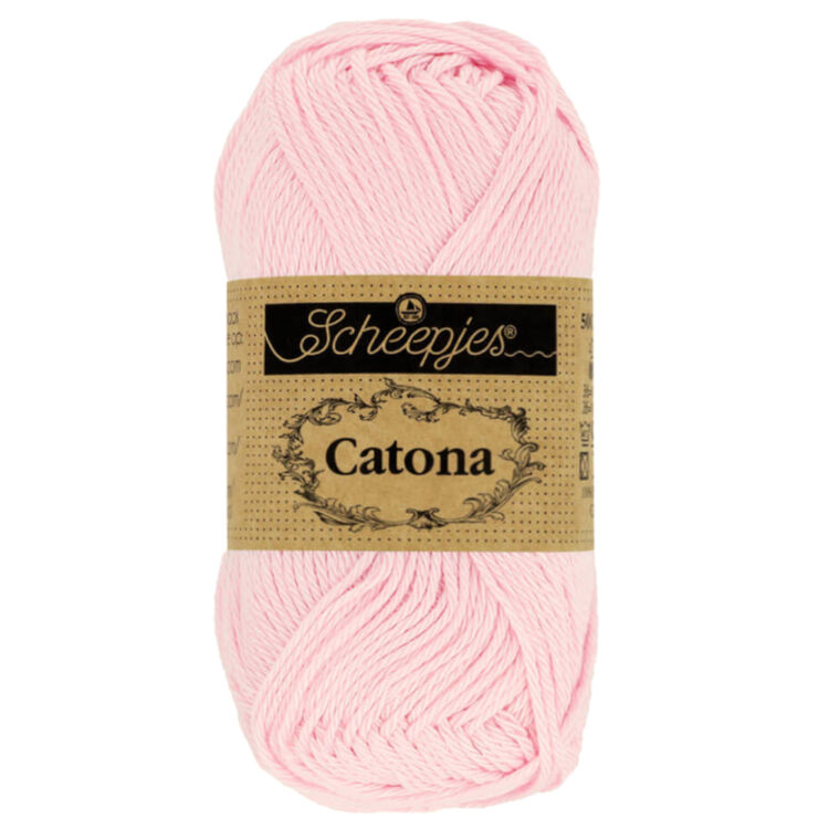 Scheepjes Catona Powder Pink 238 - pamut fonal  - cotton yarn -50gramm