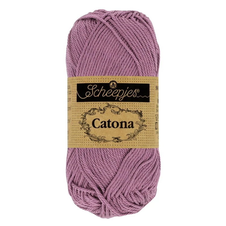 Scheepjes Catona 240 Amethyst - purple - lila - pamut fonal  - cotton yarn - 50 gramm