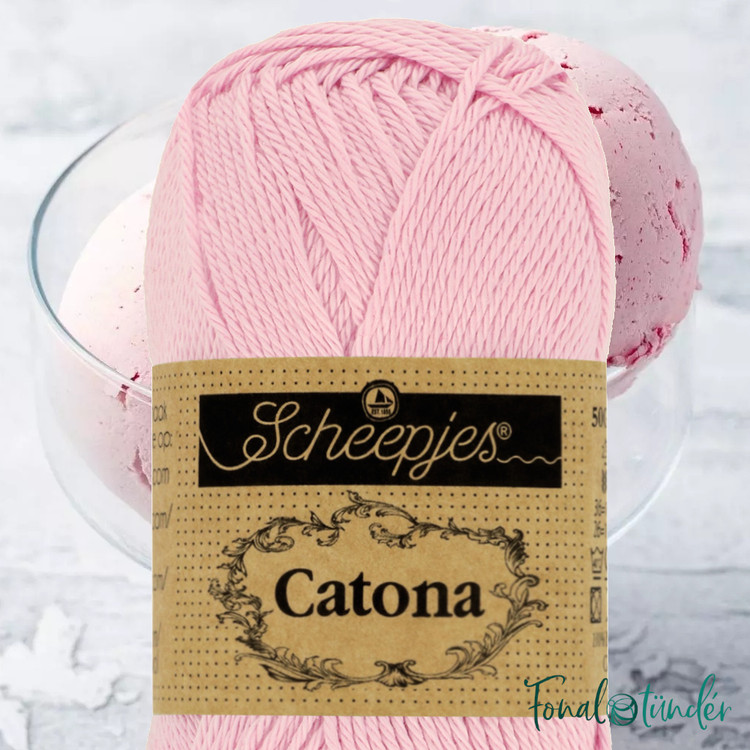 Scheepjes Catona 246 Icy Pink - hűvös pink pamut fonal - 50gramm Scheepjes Catona 246 Icy Pink - hűvös pink pamut fonal - 50gramm