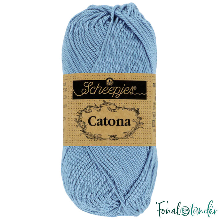 Scheepjes Catona 247 Bluebird - kék pamut fonal - 50gramm Scheepjes Catona 247 Bluebird - kék pamut fonal - 50gramm