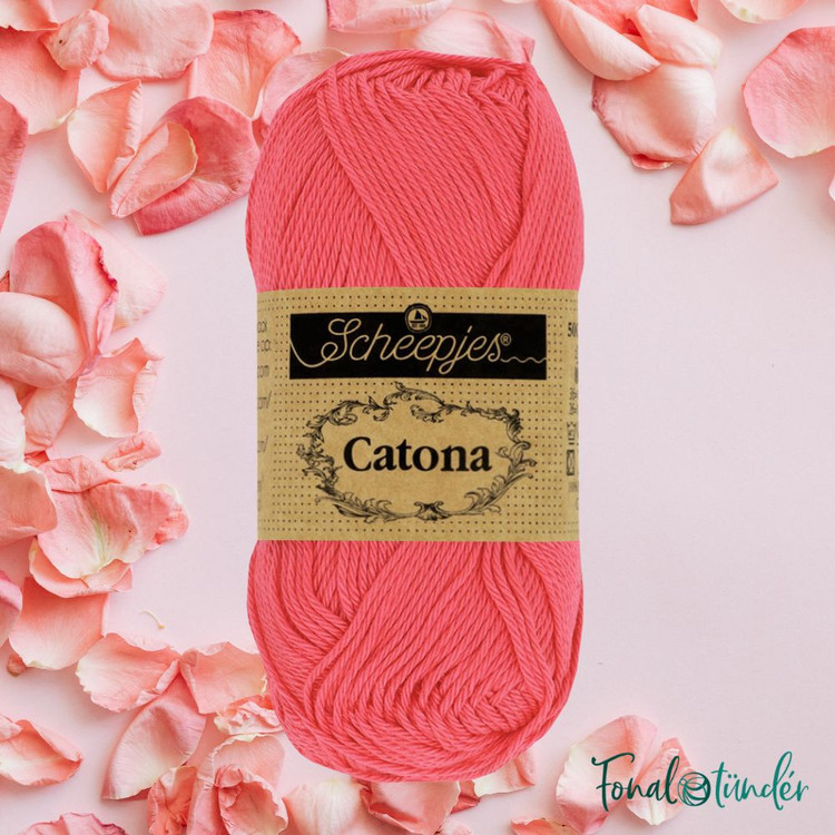 Scheepjes Catona 256 Cornelia Rose - rózsaszín pamut fonal - 50gramm Scheepjes Catona 256 Cornelia Rose - rózsaszín pamut fonal - 50gramm