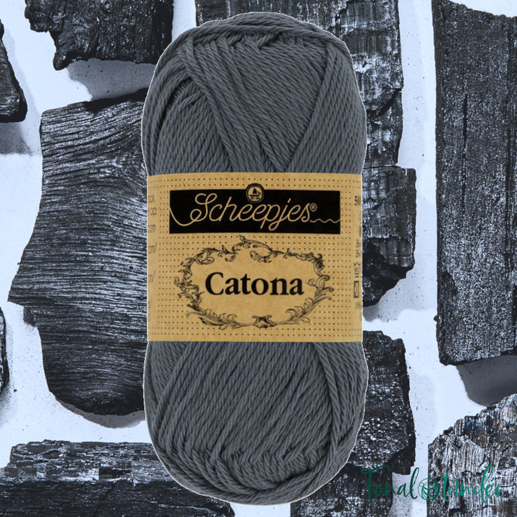 Scheepjes Catona 393 Charcoal - szén szürke pamut fonal - 50gramm Scheepjes Catona 393 Charcoal - szén szürke pamut fonal - 50gramm