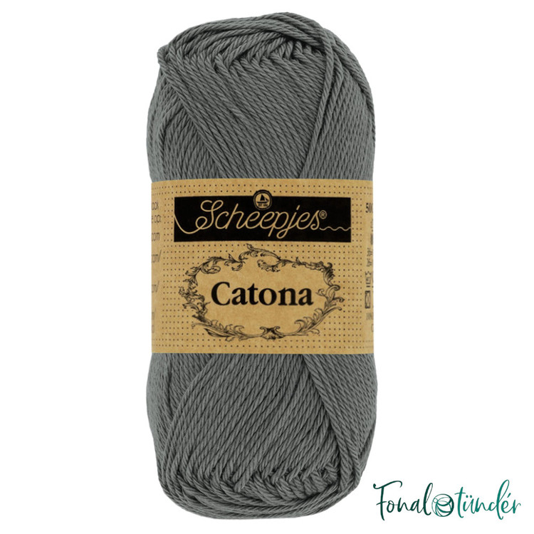 Scheepjes Catona 501 Anthracite - sötétszürke pamut fonal - 50gramm Scheepjes Catona 501 Anthracite - sötétszürke pamut fonal - 50gramm