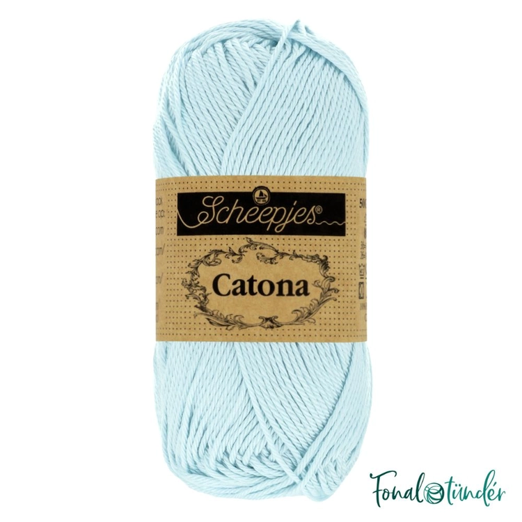 Scheepjes Catona 509 Baby Blue - babakék - pamut fonal  - cotton yarn - 50gr