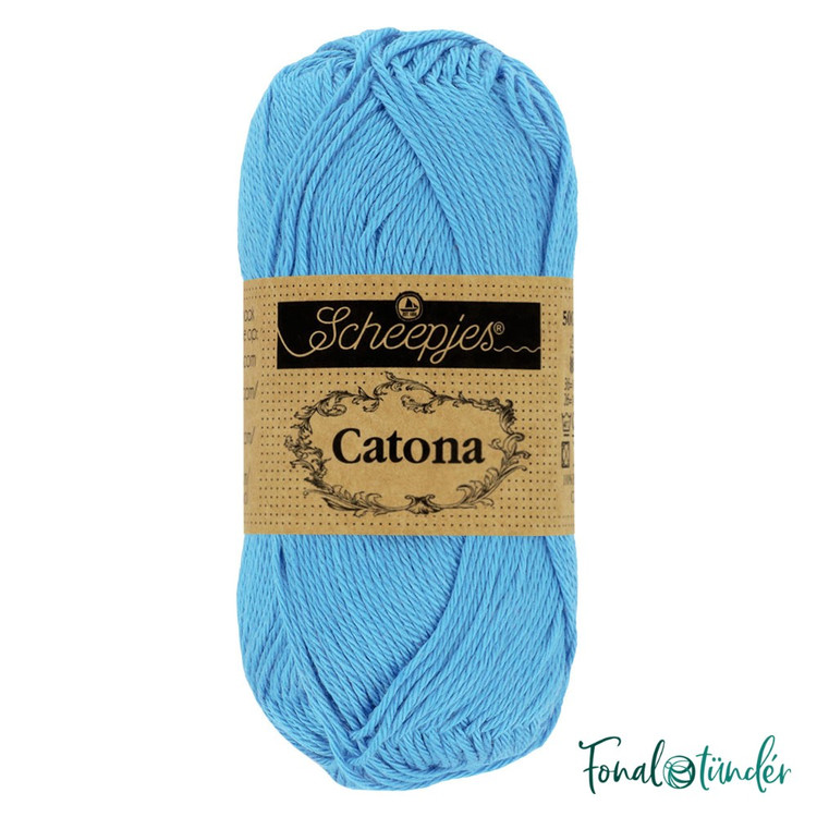 Scheepjes Catona 511 Cornflower - kék pamut fonal - 50gramm Scheepjes Catona 511 Cornflower - kék pamut fonal - 50gramm