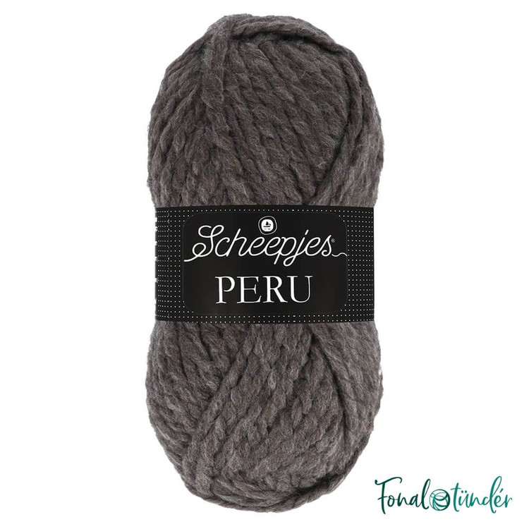 Scheepjes Peru 030 - szürkésbarna alpaca fonal