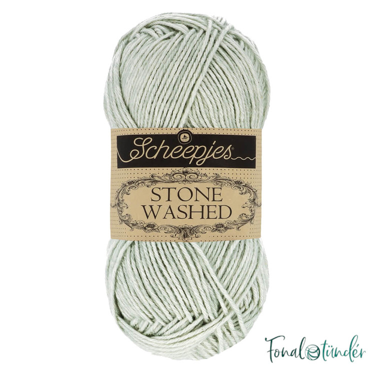 Scheepjes Stone Washed 814 Crystal Quartz - kristály-szürke keverék fonal