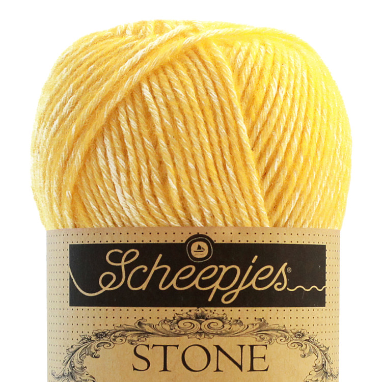 Scheepjes Stone Washed 833 Beryl - sárga pamut keverék fonal Scheepjes Stone Washed 833 Beryl - sárga pamut keverék fonal