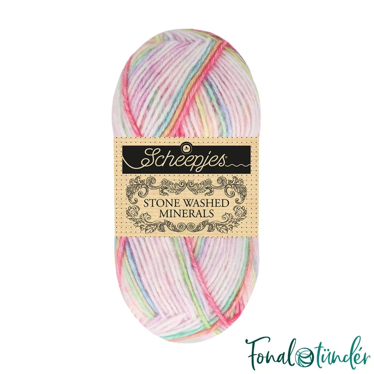 Scheepjes Stone Washed Minerals 906 Opal Ocean - színváltós fonal - gradient yarn