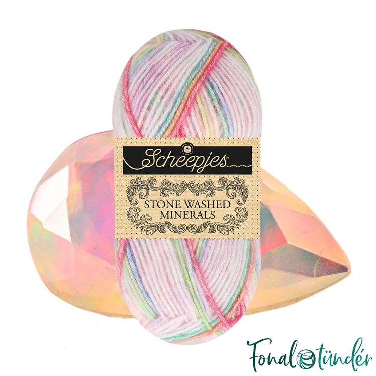Scheepjes Stone Washed Minerals 906 Opal Ocean - színváltós fonal - gradient yarn