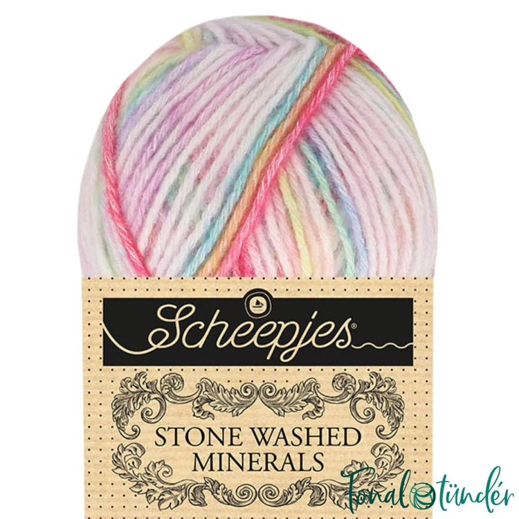 Scheepjes Stone Washed Minerals 906 Opal Ocean - színváltós fonal - gradient yarn