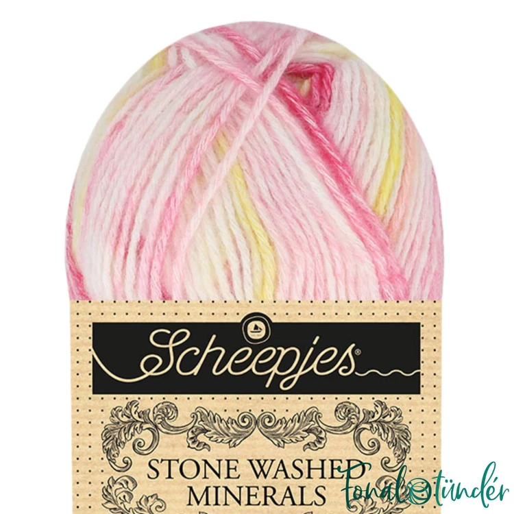 Scheepjes Stone Washed Minerals 908 Rhodo Radiance - színváltós fonal - gradient yarn