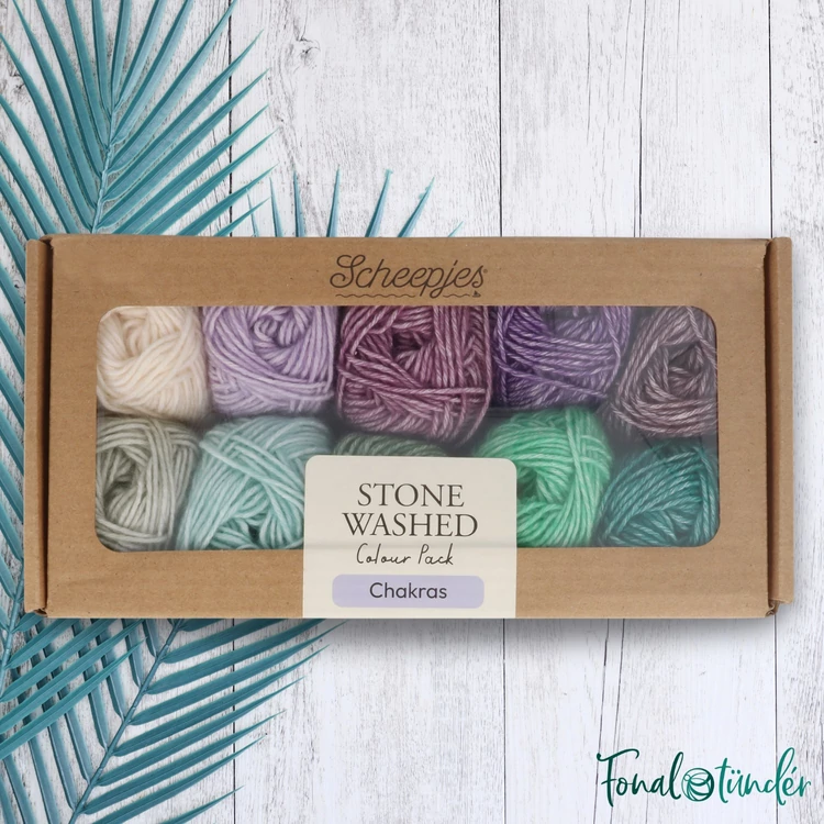 Scheepjes Stone Washed Chakras - Fonalcsomag  - yarn pack