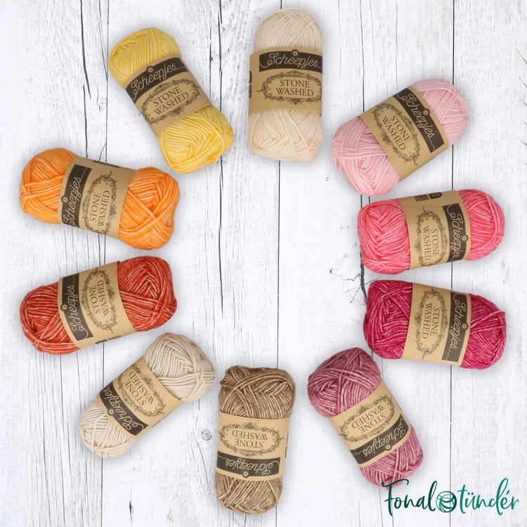 Scheepjes Stone Washed Manifest - Fonalcsomag  - yarn pack