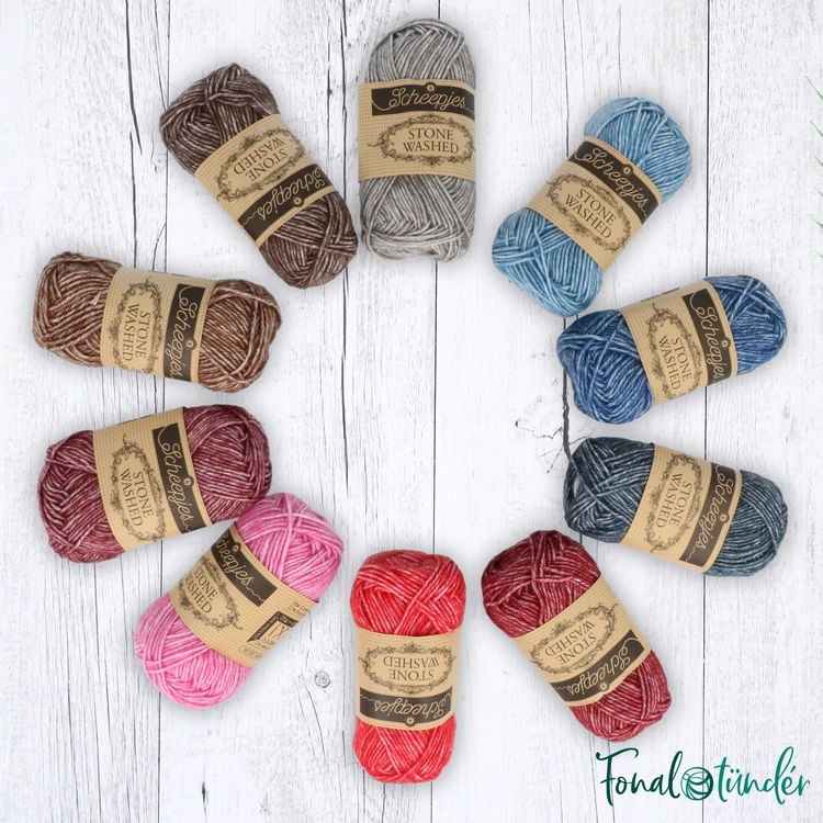 Scheepjes Stone Washed Aura - Fonalcsomag  - yarn pack