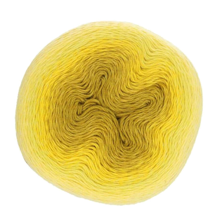 Scheepjes Whirl 551 Daffodil Dolally - yellow - citromsárga - keverék fonal - yarn cake