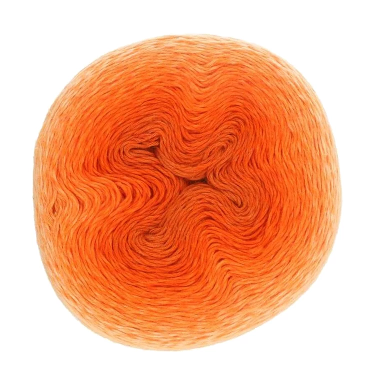 Scheepjes Whirl 554 Tangerine Tambourine - yellow - mandarinsárga - keverék fonal - yarn cake
