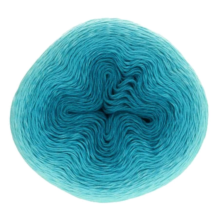 Scheepjes Whirl 559 Turquoise Turntable - blue - türkizkék - keverék fonal - yarn cake