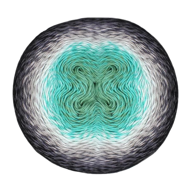 Scheepjes Whirl 785 Minty Black Velvet - keverék fonal - yarn cake