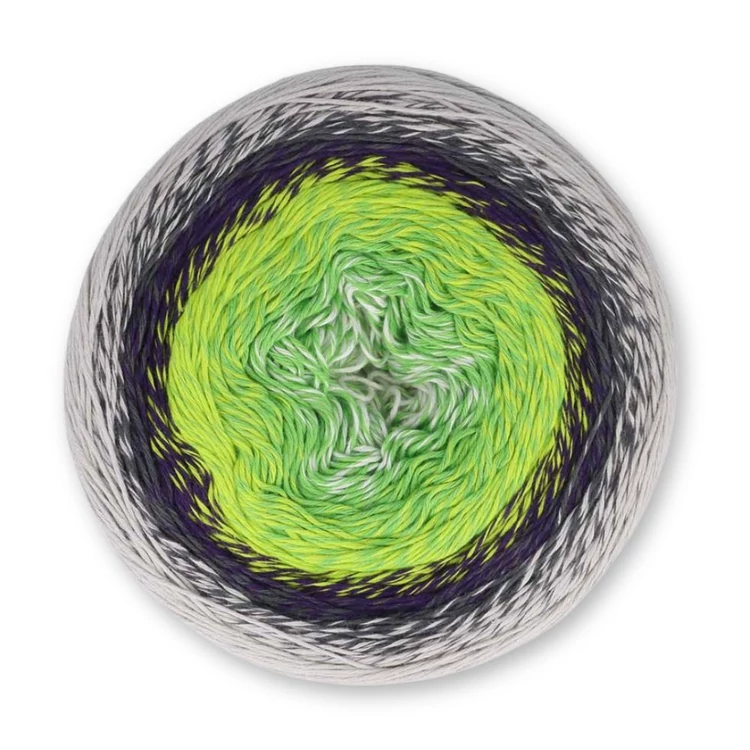 Scheepjes Cotton Whirl 704 Pistachio Palette - színátmenetes fonal - yarn cake