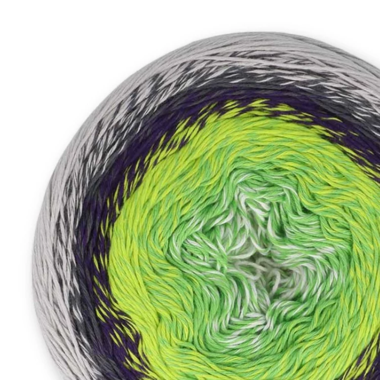 Scheepjes Cotton Whirl 704 Pistachio Palette - színátmenetes fonal - yarn cake