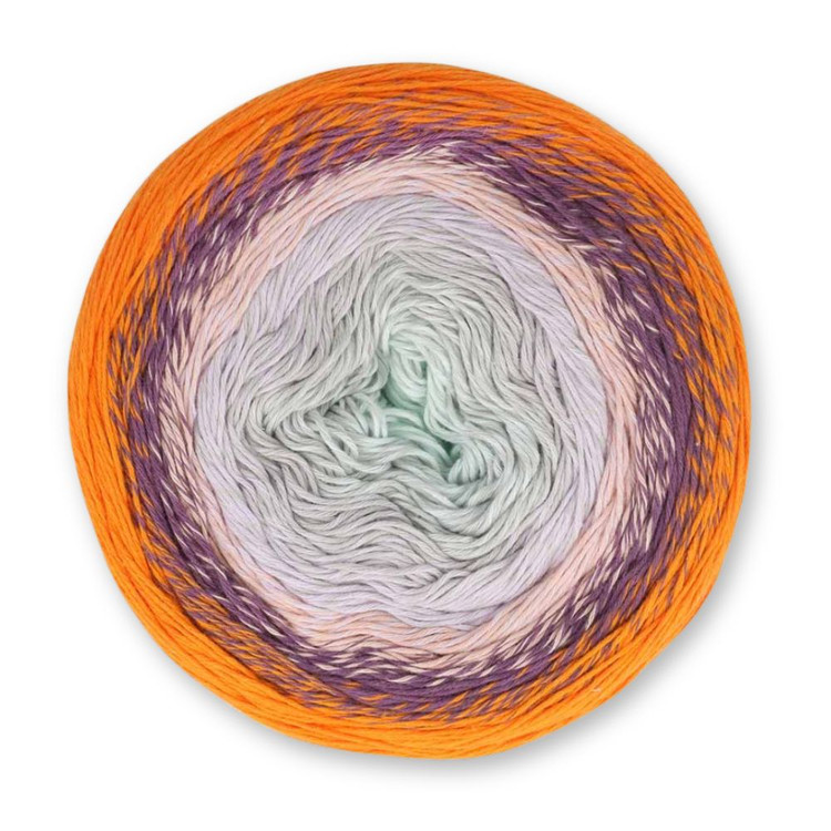 Scheepjes Cotton Whirl 710 Clementine Cloud Scheepjes Cotton Whirl 710 Clementine Cloud