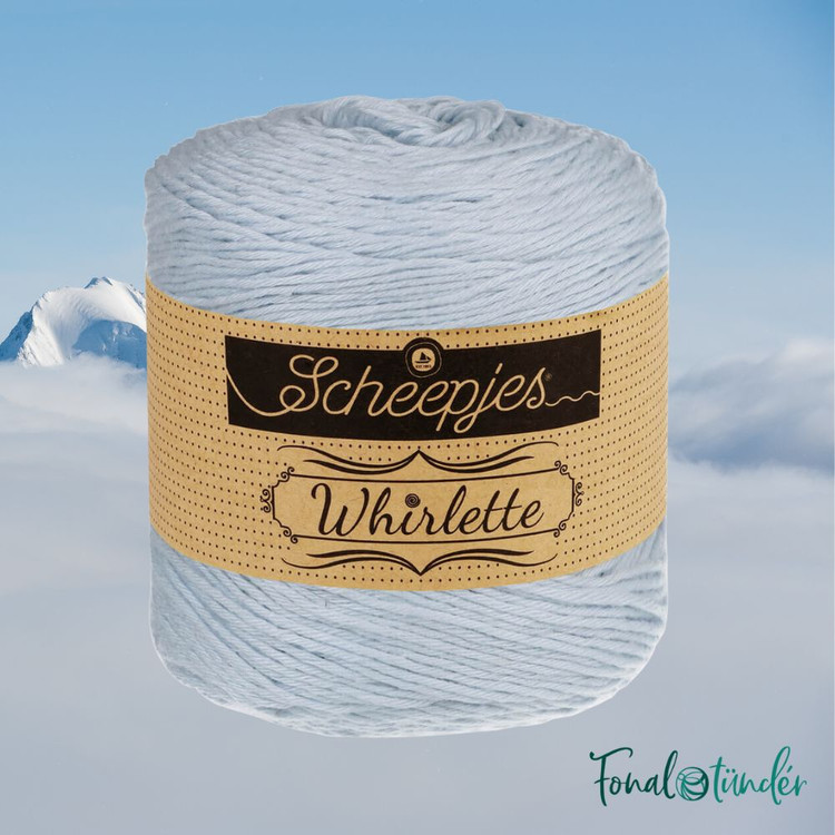 Scheepjes Whirlette 872 Sugar - szürke fonal