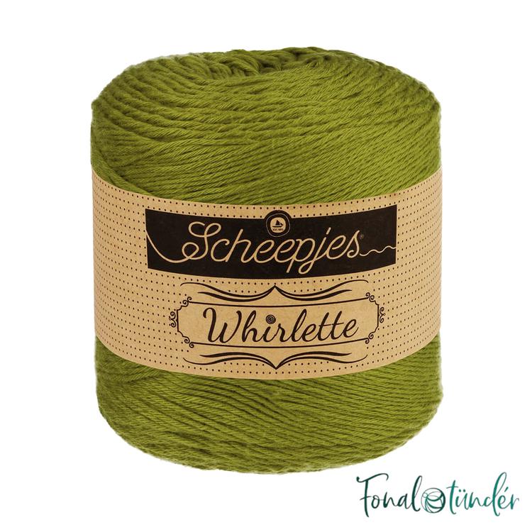 Scheepjes Whirlette 882 Tangy Olive - green - zöld -keverék fonal - yarn cake