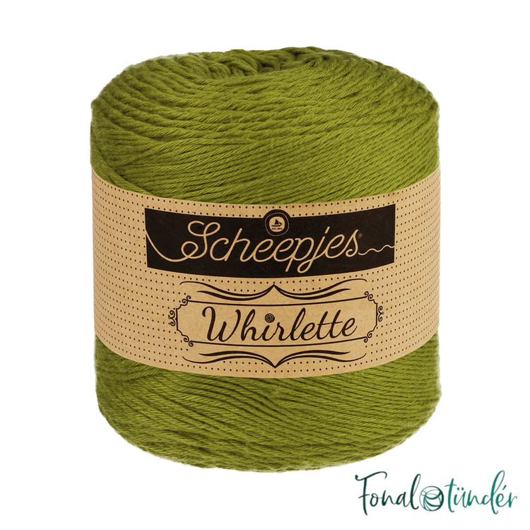 Scheepjes Whirlette 882 Tangy Olive - olivazöld fonal