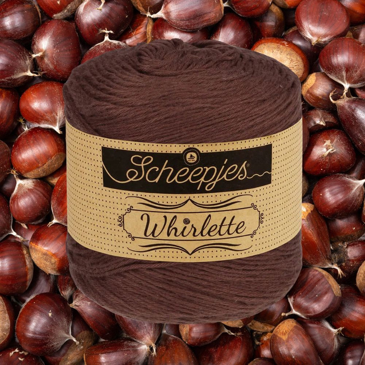 Scheepjes Whirlette 891 Chestnut - gesztenye barna fonal Scheepjes Whirlette 891 Chestnut - gesztenye barna fonal