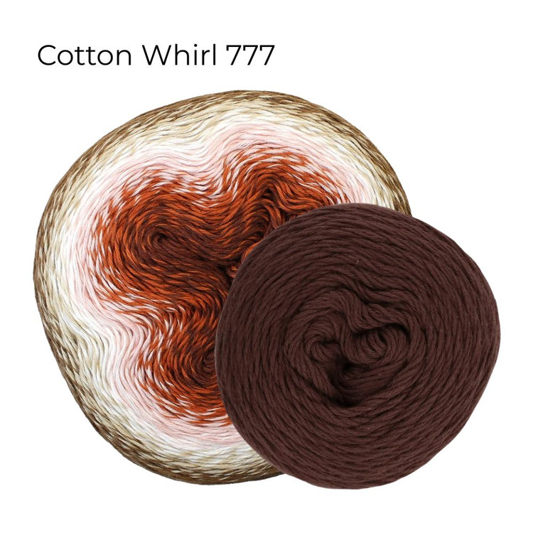 Scheepjes Whirlette 891 Chestnut - gesztenye barna fonal Scheepjes Whirlette 891 Chestnut - gesztenye barna fonal