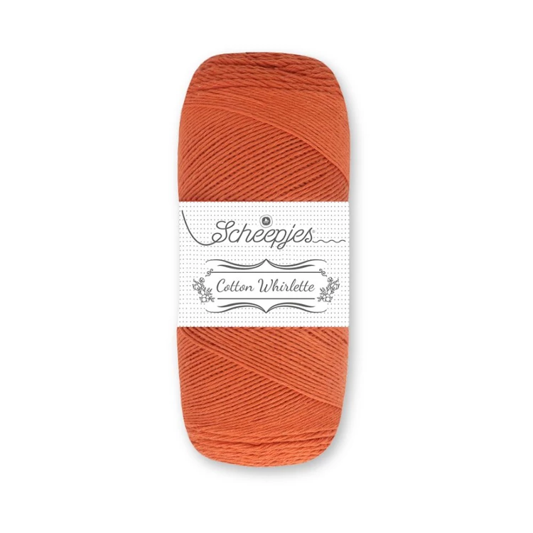 Scheepjes Cotton Whirlette 802 Pumpkin - narancs fonal - yarn