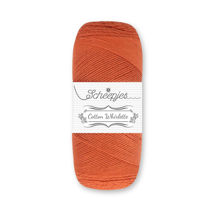 Scheepjes Cotton Whirlette 802 Pumpkin - narancssárga fonal