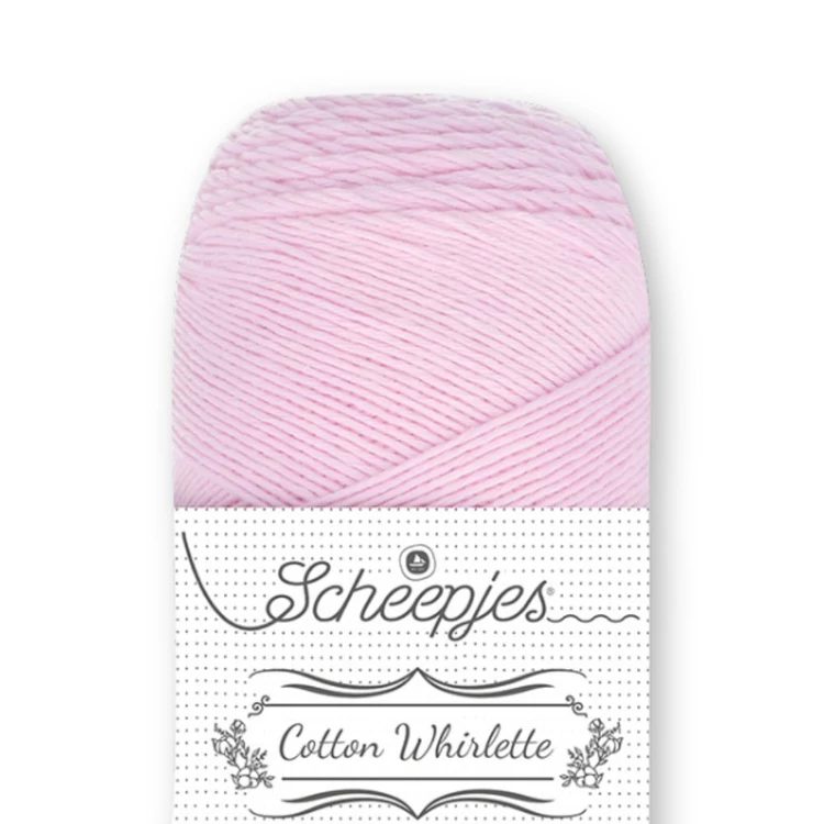 Scheepjes Cotton Whirlette 814 Cotton Candy - rózsaszín fonal - pink yarn