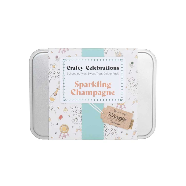 Scheepjes Crafty Celebration Colour Pack - Kézműves Tavasz - fonalcsomag fémdobozban - pezsgős