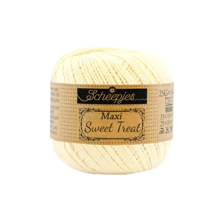 Scheepjes Maxi Sweet Treat 101 Candle Light - pamut fonal  - cotton yarn