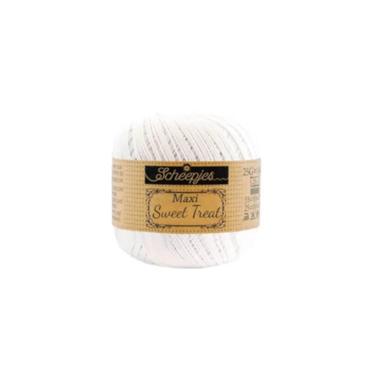 Scheepjes Maxi Sweet Treat Snow White106 - pamut fonal  - cotton yarn