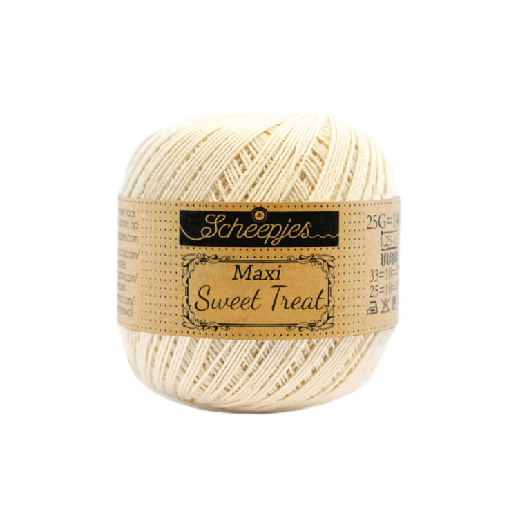 Scheepjes Maxi Sweet Treat Old Lace 130 - pamut fonal  - cotton yarn