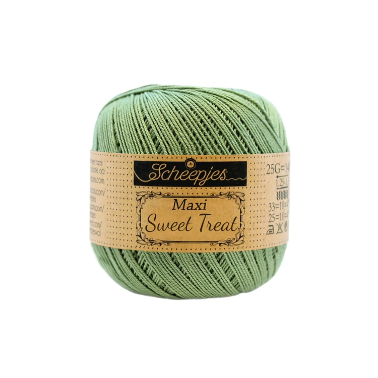 Scheepjes Maxi Sweet Treat 212 Sage Green - pamut fonal  - cotton yarn