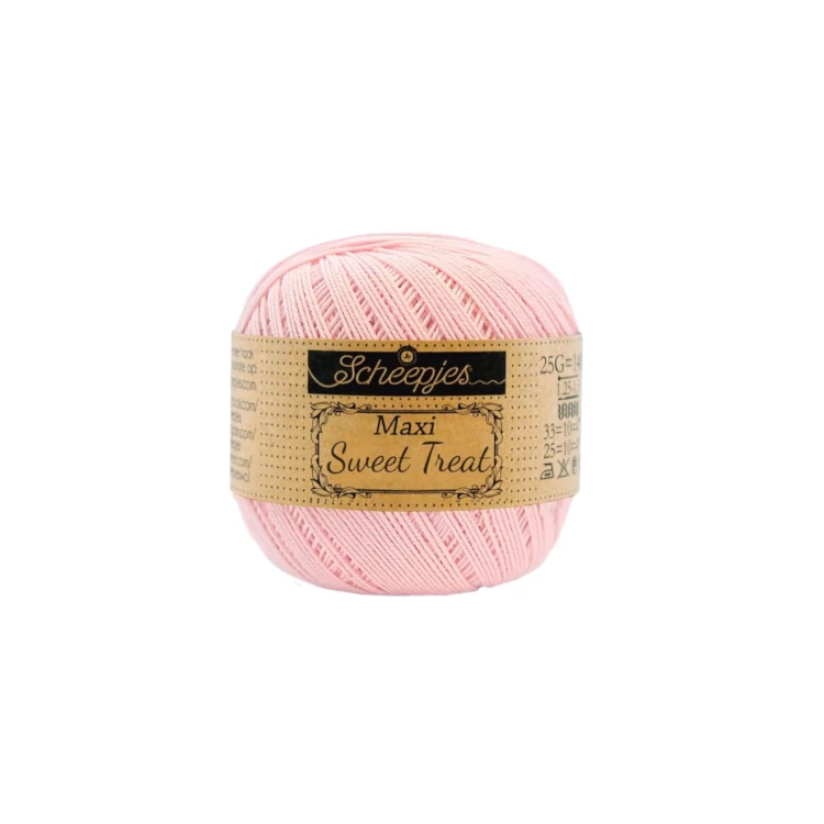 Scheepjes Maxi Sweet Treat Powder Pink 238 - pamut fonal  - cotton yarn