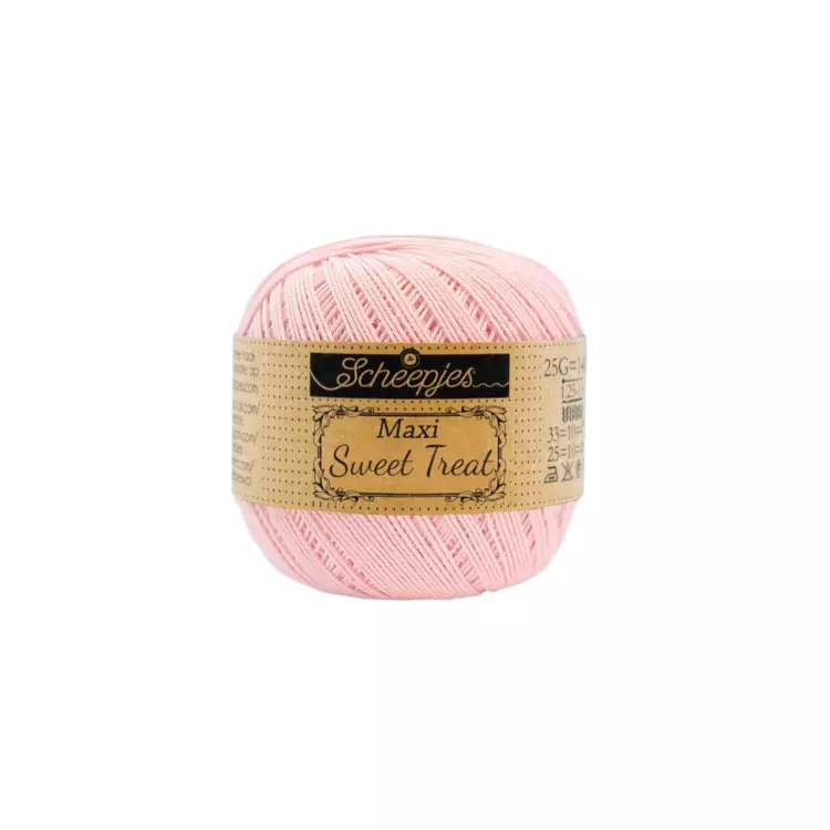 Scheepjes Maxi Sweet Treat Powder Pink 238 - pamut fonal  - cotton yarn
