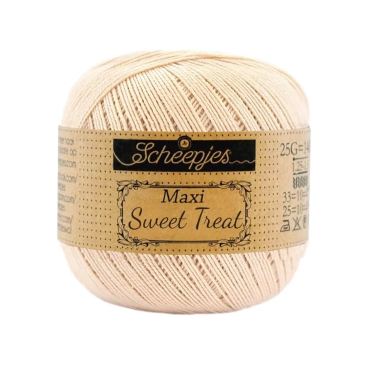 Scheepjes Maxi Sweet Treat Nude 255 - pamut fonal  - cotton yarn