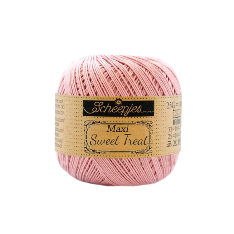 Scheepjes Maxi Sweet Treat 408 Old Rose - pamut fonal  - cotton yarn
