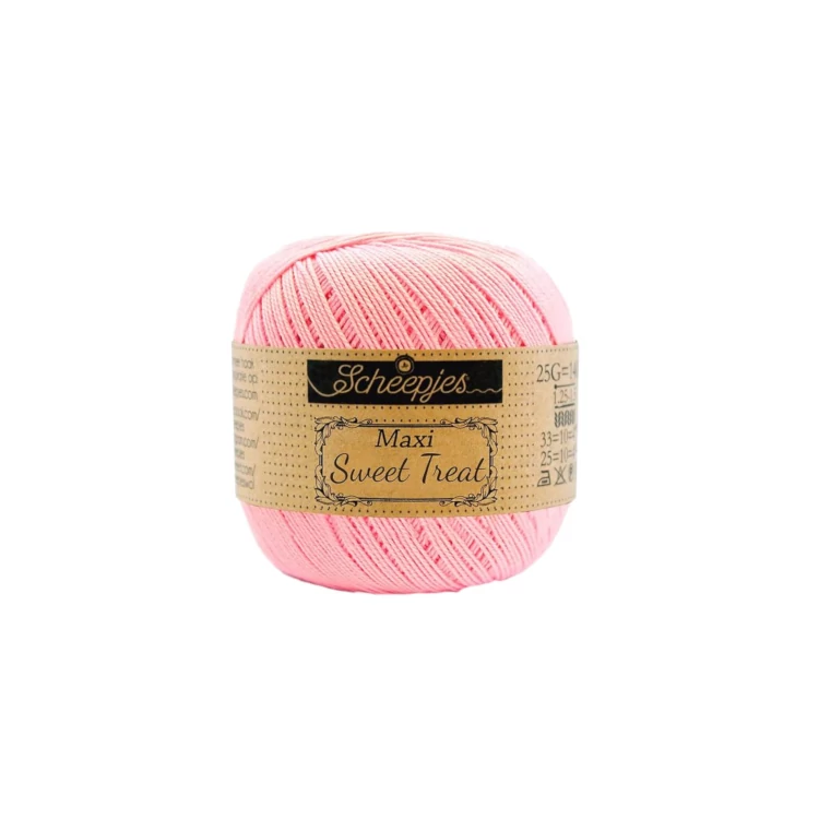 Scheepjes Maxi Sweet Treat 749 Pink - pamut fonal  - cotton yarn