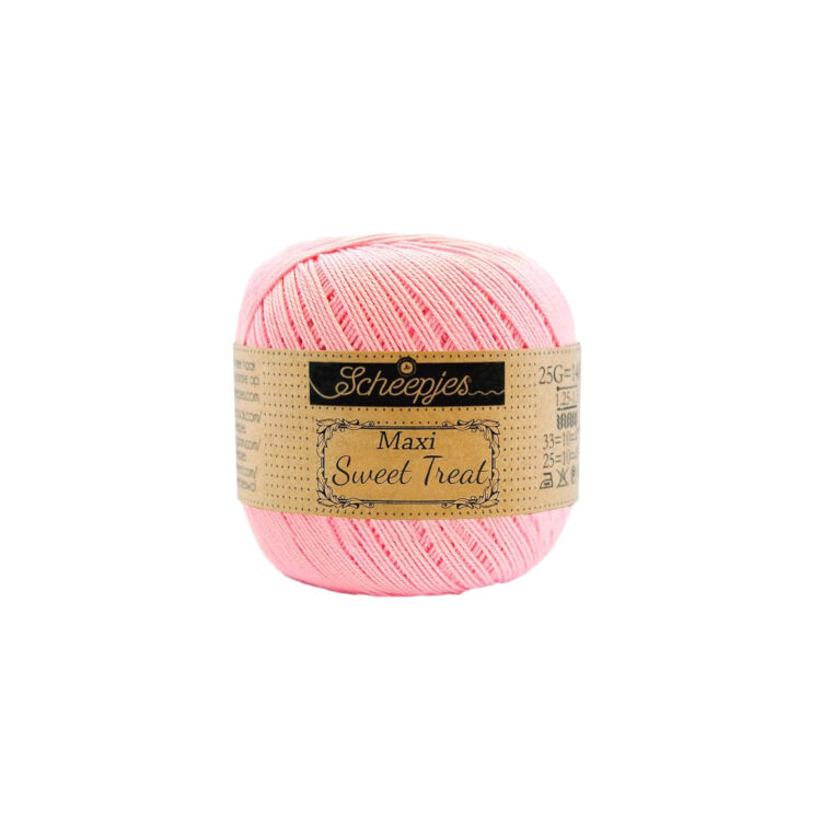 Scheepjes Maxi Sweet Treat 749 Pink - pamut fonal  - cotton yarn