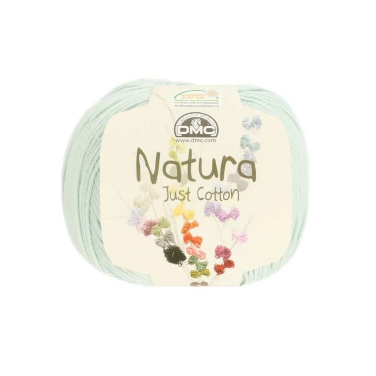 DMC Natura N87 Glacier - light blue cotton yarn - vilagoskék pamut fonal