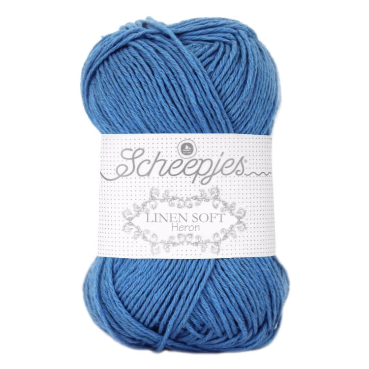 Scheepjes Linen Soft 615 - sky blue - égkék - len keverék fonal - yarn blend