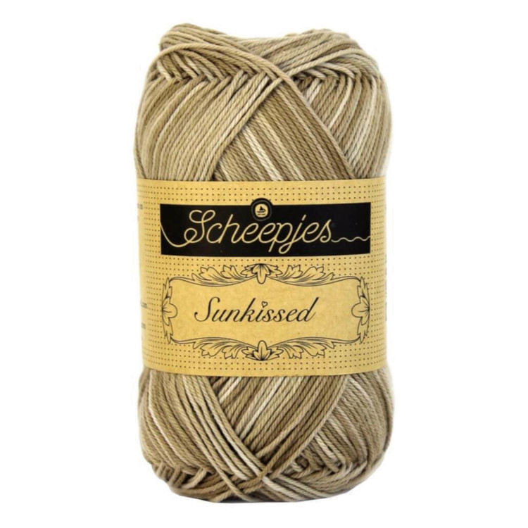 Scheepjes Sunkissed 02 Sand Dunes - drapp pamut fonal
