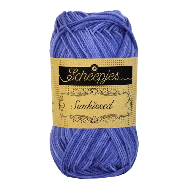 Scheepjes Sunkissed 05 Seaside - blue - kék pamut fonal  - cotton yarn