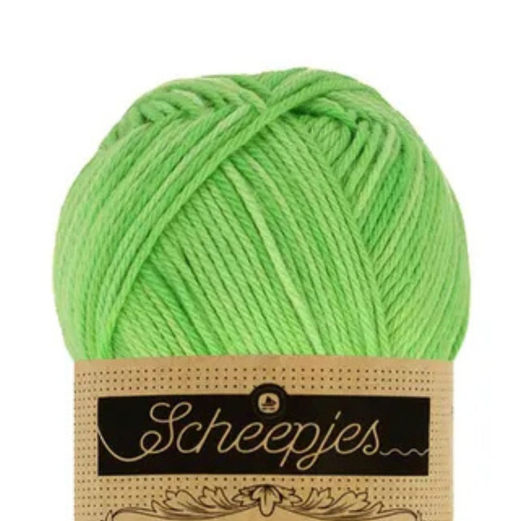 Scheepjes Sunkissed 14 Spearmint Green - zöld pamut fonal Scheepjes Sunkissed 14 Spearmint Green - zöld pamut fonal